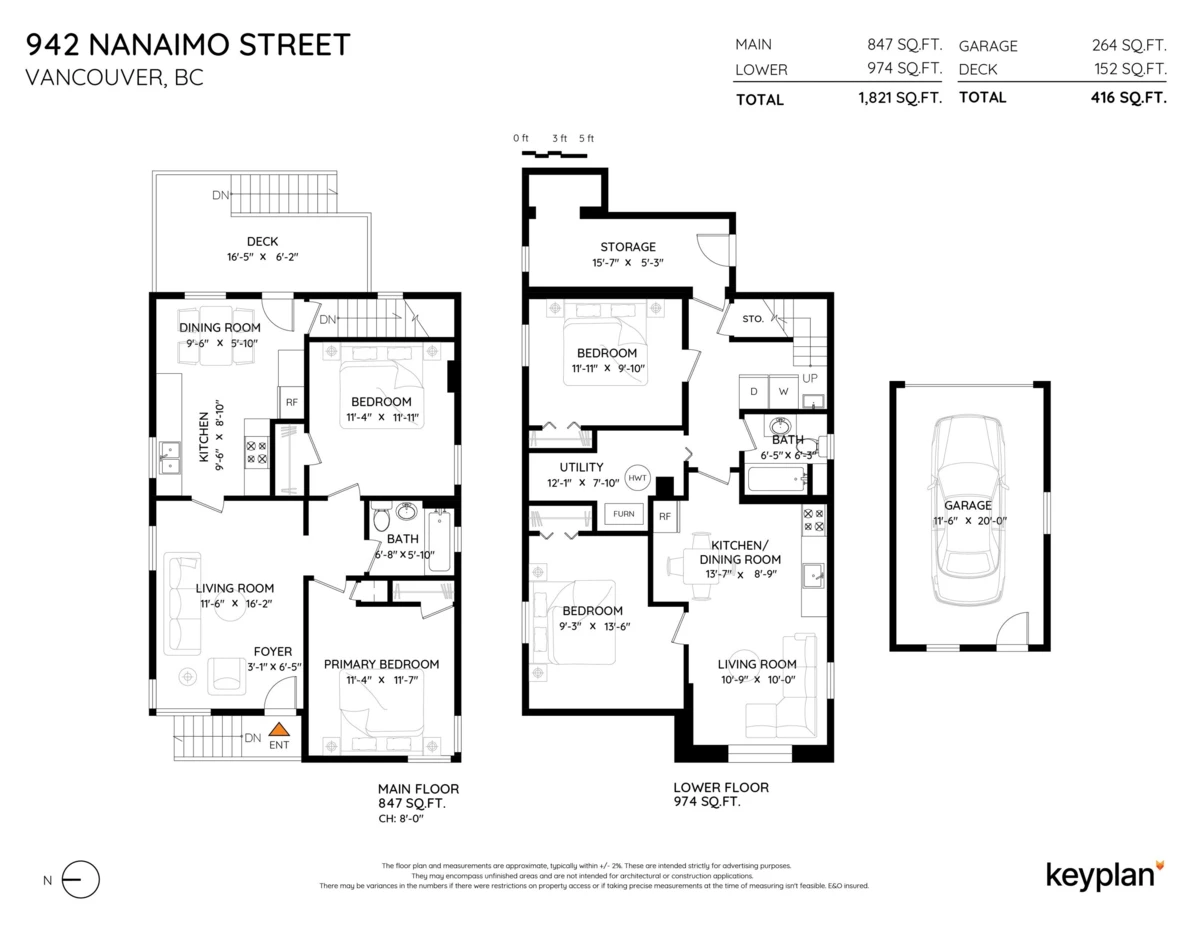 Living Room Photo of 942 Nanaimo Street, Vancouver, BC