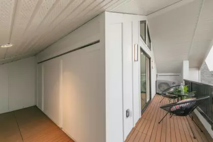 Aerial View of 2 4023 W 18th Avenue, Vancouver, BC