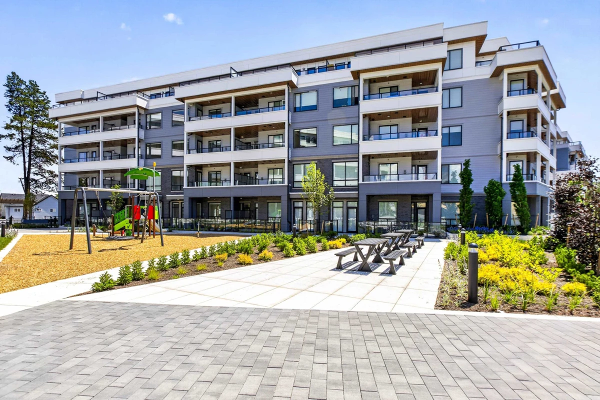 Exterior Rear Photo of 220 6220 Gooseberry Drive, Surrey, BC