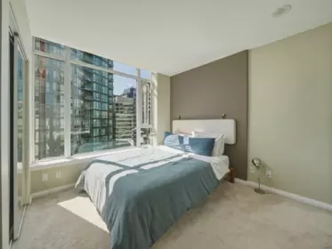 Bedroom 3 Photo of 2106 1211 Melville Street, Vancouver, BC