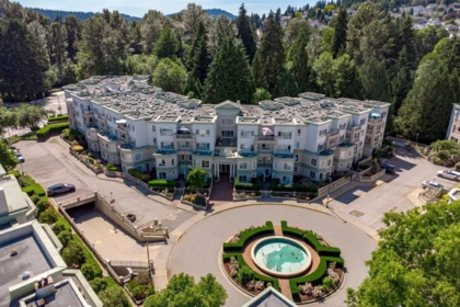 Aerial View of 412 2960 Princess Crescent, Coquitlam, BC