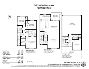 Outdoor Deck Photo of 3 2150 Salisbury Avenue, Port Coquitlam, BC