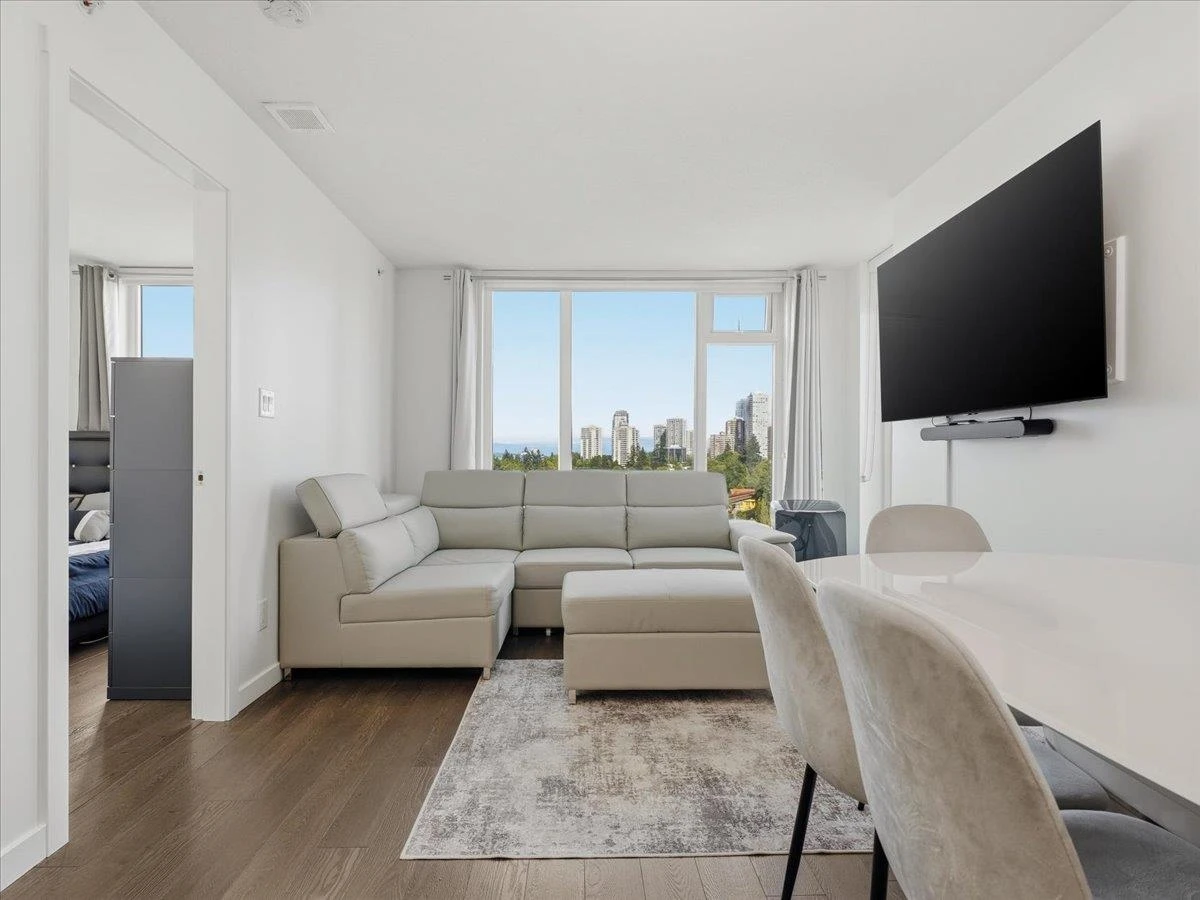 Living Room Photo of 1707 5515 Boundary Road, Vancouver, BC