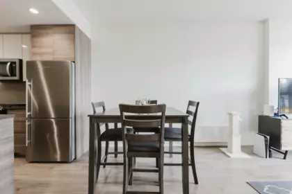 Kitchen Island Photo of 909 8850 University Crescent, Burnaby, BC