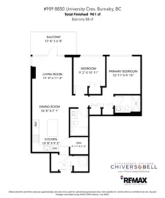 Playground / Recreational Area Near 909 8850 University Crescent, Burnaby, BC