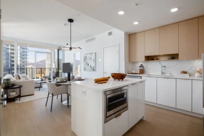 Kitchen Island Photo of 2102 699 Whiting Way, Coquitlam, BC