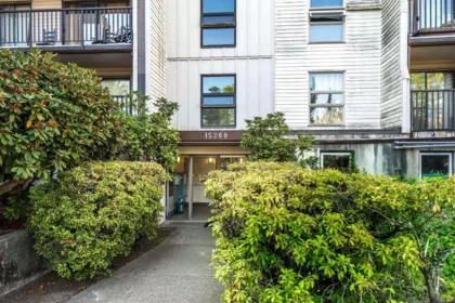 Living Room Photo of 307 15268 100 Avenue, Surrey, BC
