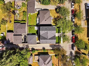 Aerial View of 2 4845 Commercial Street, Vancouver, BC