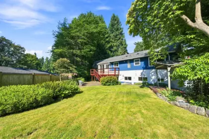 Aerial View of 1611 Lynn Valley Road, North Vancouver, BC