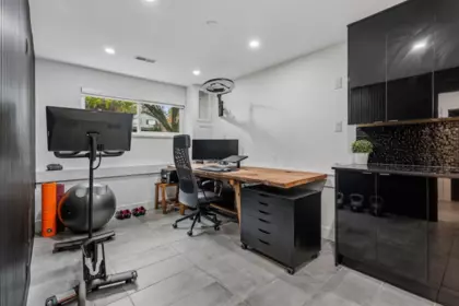 Basement Recreation Room Photo of 8805 Delcourt Crescent, Delta, BC