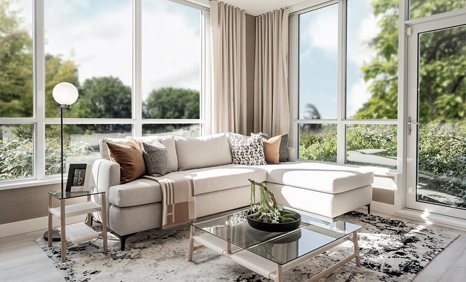 Living Room Photo of 301 6138 Birney Avenue, Vancouver, BC