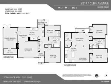Primary Bedroom Photo of 22147 Cliff Avenue, Maple Ridge, BC