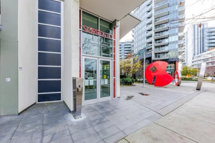 Exterior Rear Photo of 914 8628 Hazelbridge Way, Richmond, BC