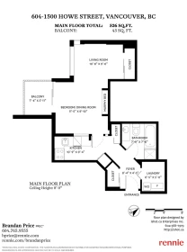 Garage Interior Photo of 604 1500 Howe Street, Vancouver, BC