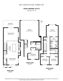 32 13636 81a Avenue, Surrey, BC, Surrey — Townhouse for sale