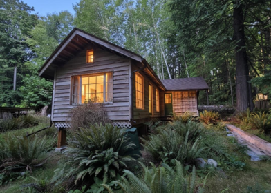 Front exterior of 793 Andy's Bay Road, Gambier Island, BC