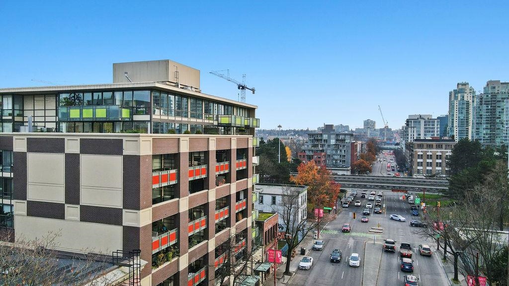 Aerial View of 406 718 Main Street, Vancouver, BC