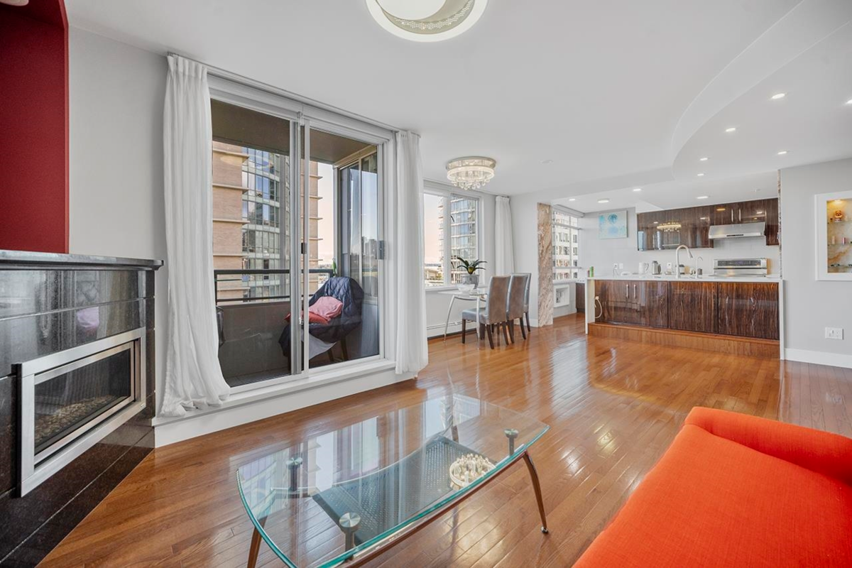 Family Room Photo of PH1003 1288 Marinaside Crescent, Vancouver, BC