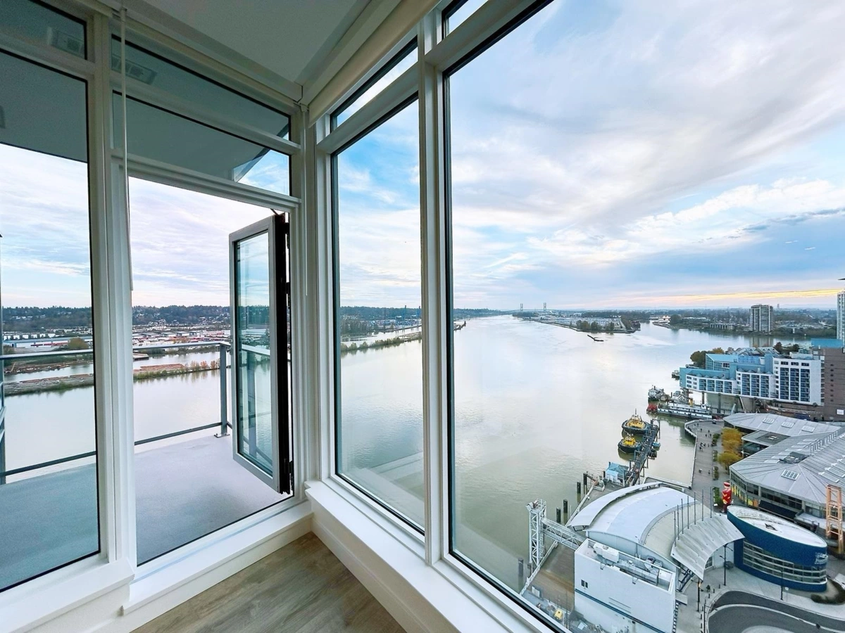 Living Room Photo of 1802 680 Quayside Drive, New Westminster, BC