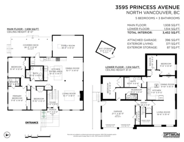 Hallway Photo of 3595 Princess Avenue, North Vancouver, BC