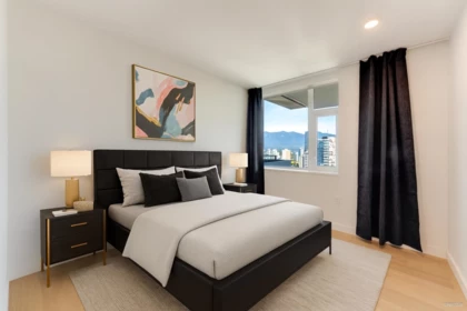 Primary Bedroom Photo of 1604 1180 Broughton Street, Vancouver, BC