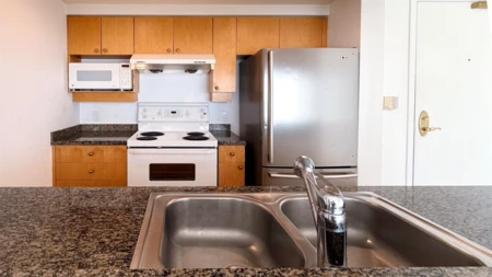 Kitchen Island Photo of 1705 1228 Marinaside Crescent, Vancouver, BC