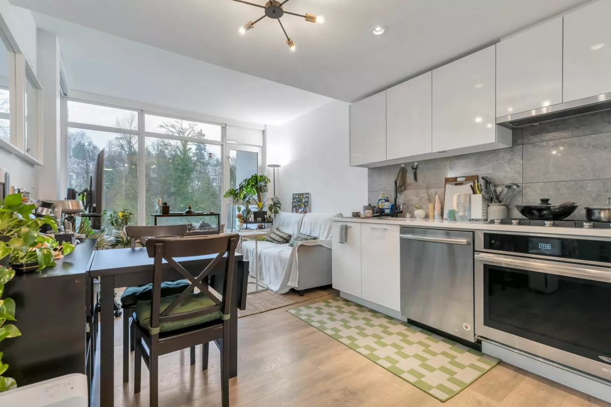 Breakfast Nook Photo of 601 8538 River District Crossing, Vancouver, BC