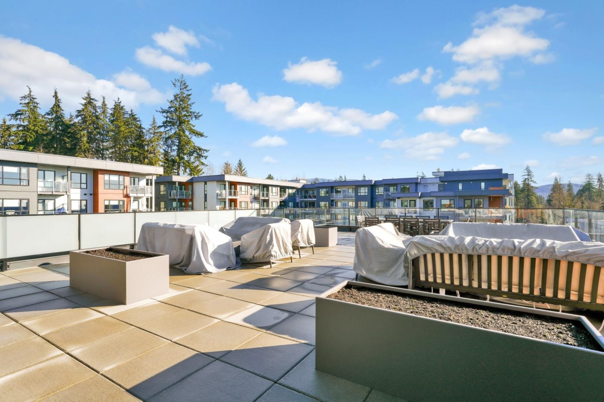 Aerial View of 409 3596 Malsum Drive, North Vancouver, BC