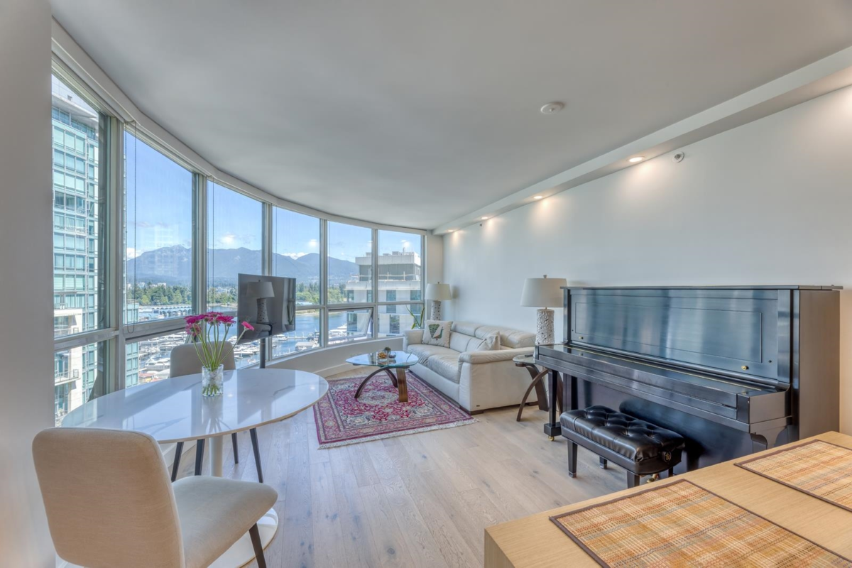 Exterior Rear Photo of 1001 588 Broughton Street, Vancouver, BC