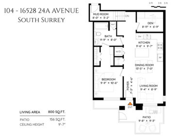 Aerial View of 104 16528 24a Avenue, Surrey, BC