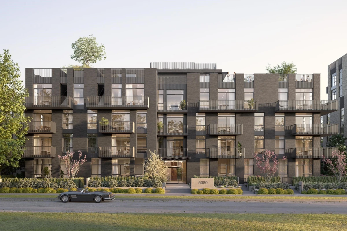 Exterior Front Photo of 208 5080 Ash Street, Vancouver, BC