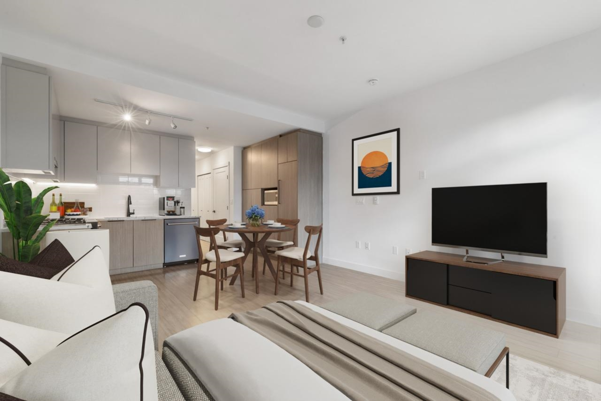 Family Room Photo of 203 2408 Grant Street, Vancouver, BC