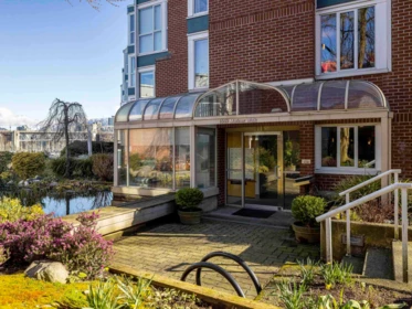 Aerial View of 202 1551 Mariner Walk, Vancouver, BC