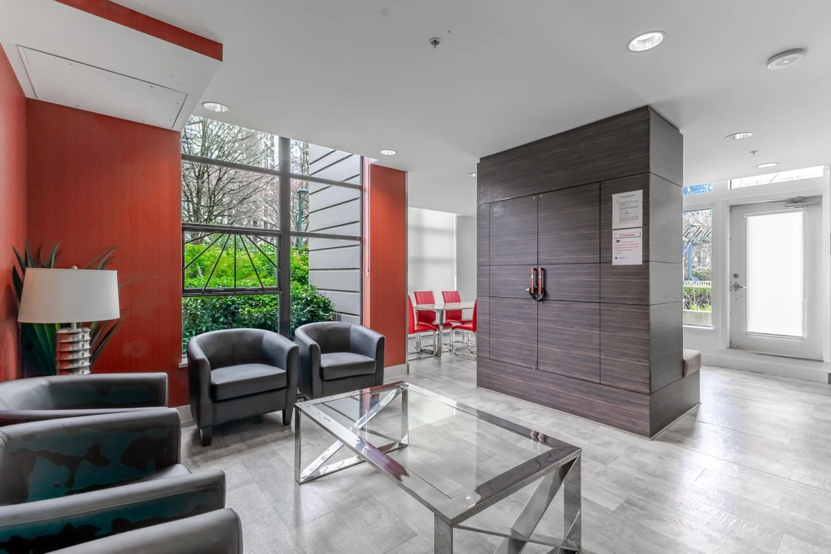 Living Room Photo of 401 5380 Oben Street, Vancouver, BC