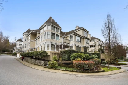 Aerial View of 407 6820 Rumble Street, Burnaby, BC