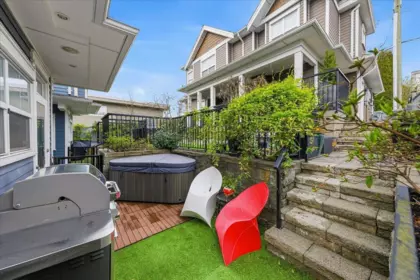Aerial View of 210 W 5th Street, North Vancouver, BC