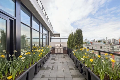 Aerial View of 1202 1788 Ontario Street, Vancouver, BC