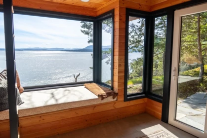 Aerial View of 1369 Mackinnon Road, Pender Island, BC