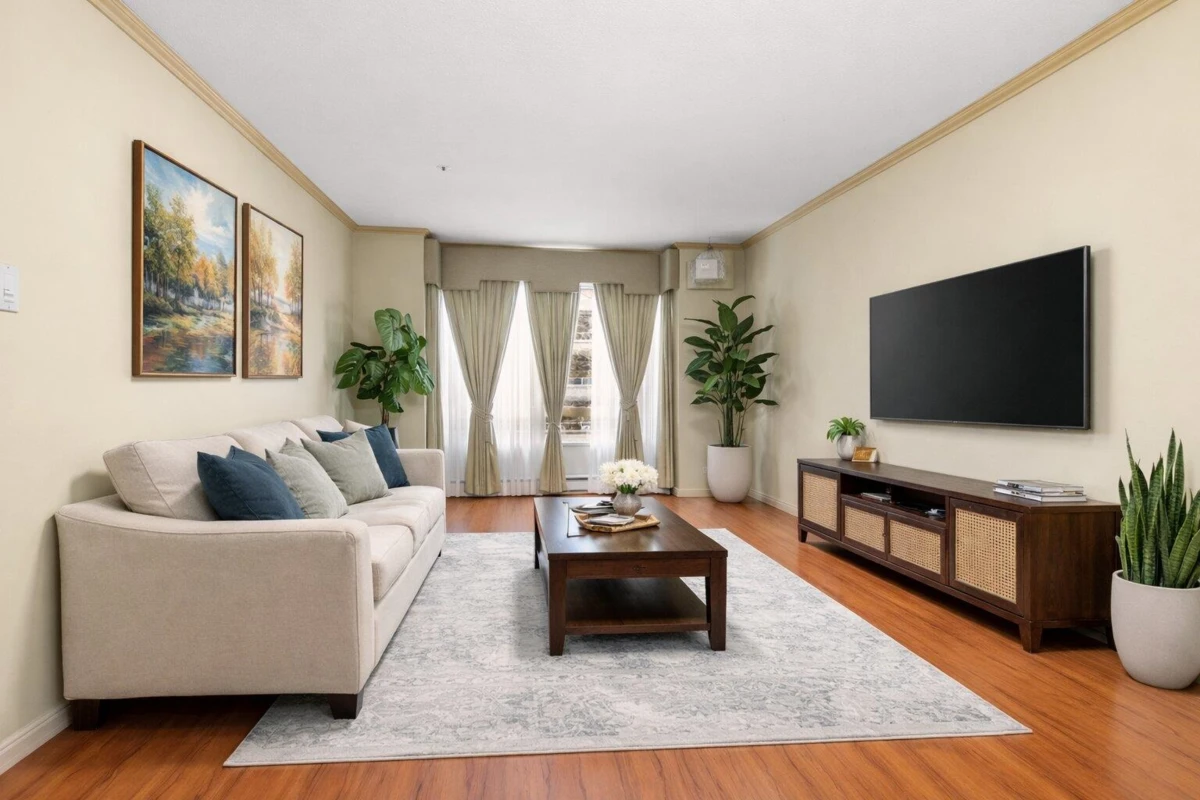 Living Room Photo of 308 1823 E Georgia Street, Vancouver, BC