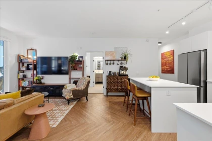 Basement Recreation Room Photo of 320 3229 St Johns Street, Port Moody, BC