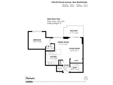 Swimming Pool Photo of 1103 814 Royal Avenue, New Westminster, BC