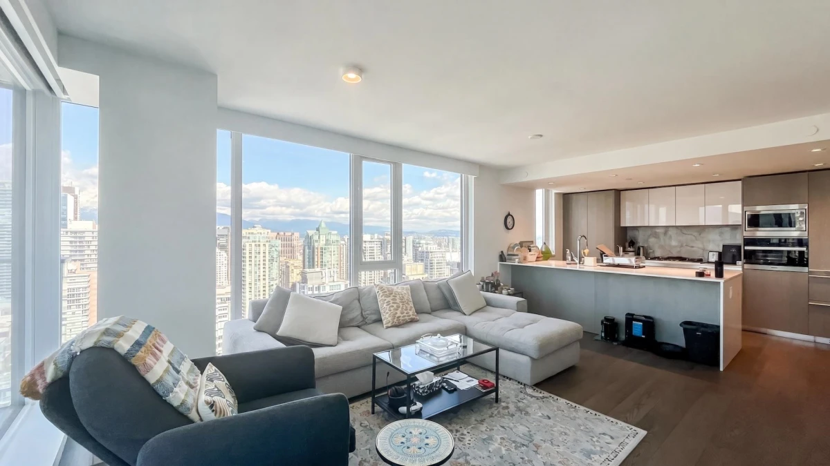 Family Room Photo of 3202 1111 Richards Street, Vancouver, BC