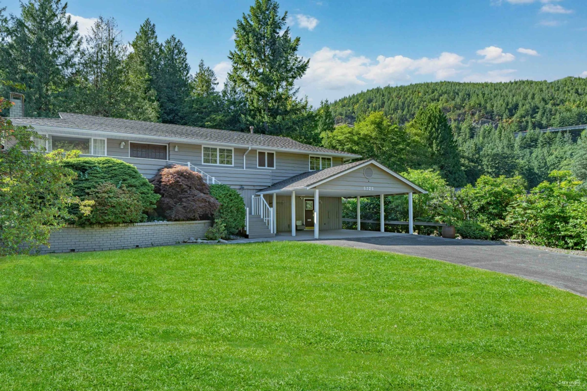Exterior Rear Photo of 5725 Cranley Drive, West Vancouver, BC