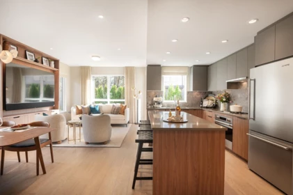 Kitchen Island Photo of 407 3128 Jago Way, Coquitlam, BC