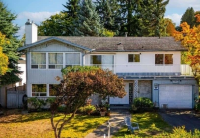 Aerial View of 7740 Allman Street, Burnaby, BC