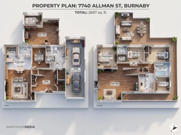 Street View Photo of 7740 Allman Street, Burnaby, BC