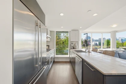 Kitchen Island Photo of 312 1618 Quebec Street, Vancouver, BC