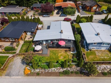 Aerial View of 624 Lower Crescent, Britannia Beach, BC
