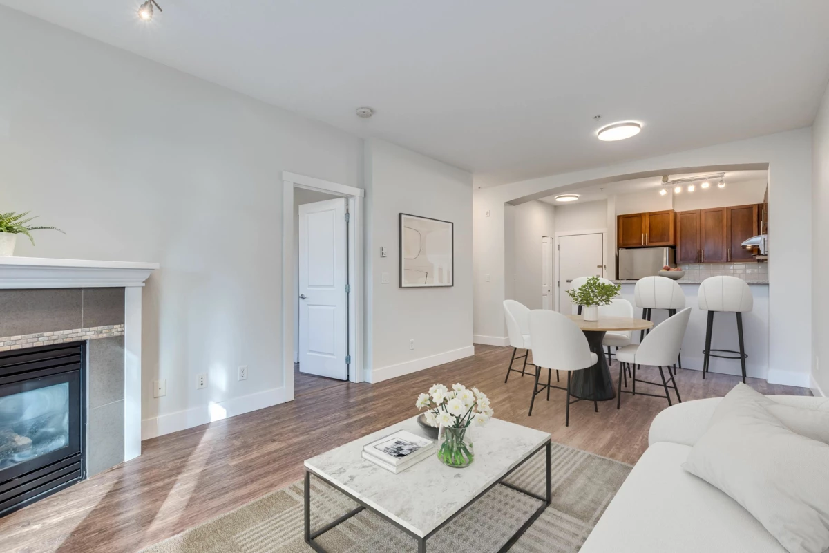 Living Room Photo of 203 2250 Wesbrook Mall, Vancouver, BC