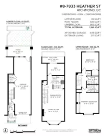 Garage Interior Photo of 8 7833 Heather Street, Richmond, BC